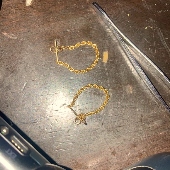 100 Pure Accessories K Gold Earing Chains Can Test For Real Gold